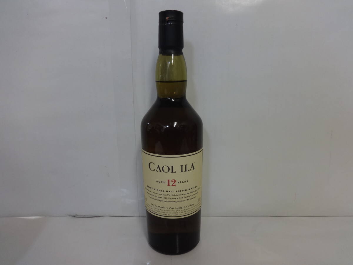 H052 未開栓 酒 ウイスキー アイラ 12年 CAOL ILA AGED 12 YEARS 43％ 700ml 外箱付_画像3