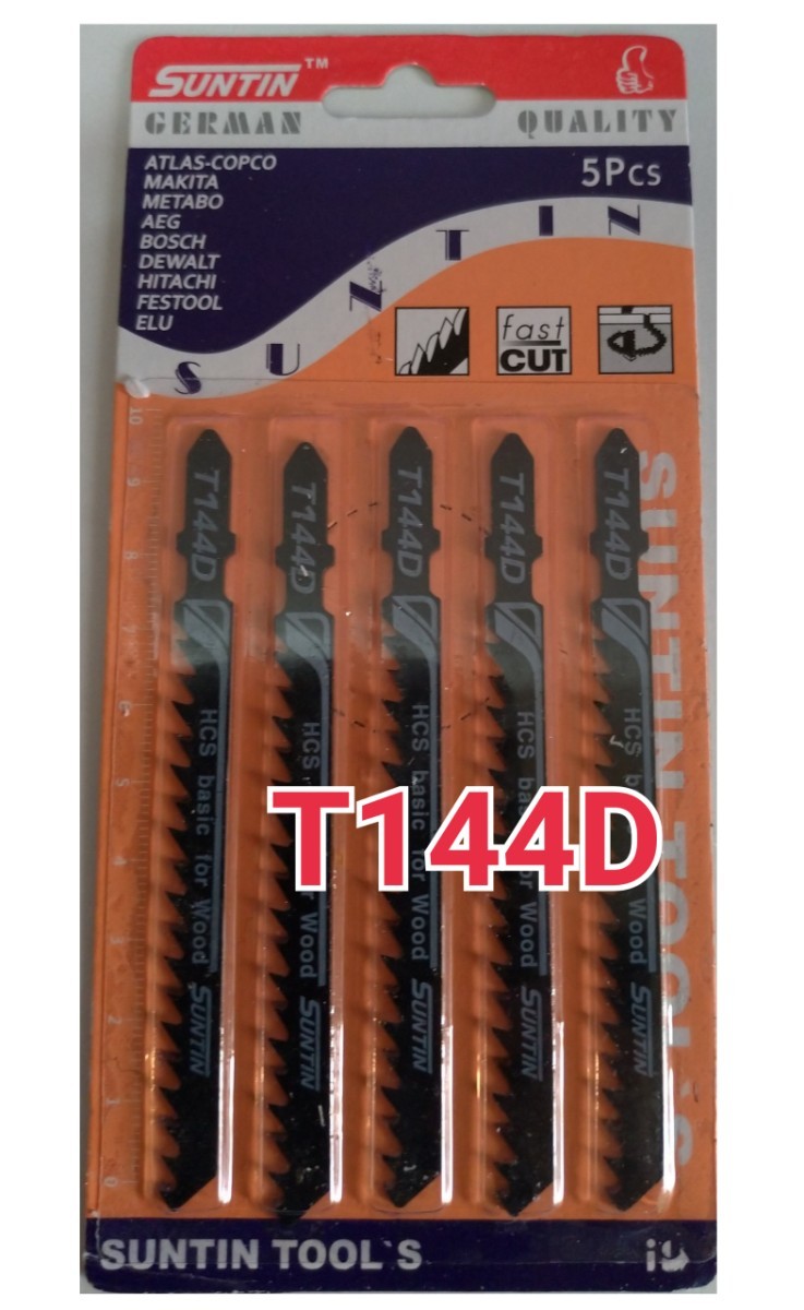 T144D 5 pcs set jigsaw blade for carpenter change blade razor 