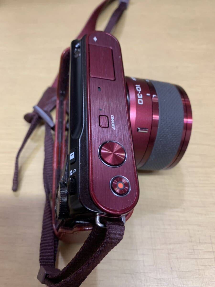 Nikon1 J2 モデル ワインレッド デジタルカメラ デジカメラ ニコンワン ニコンの画像3