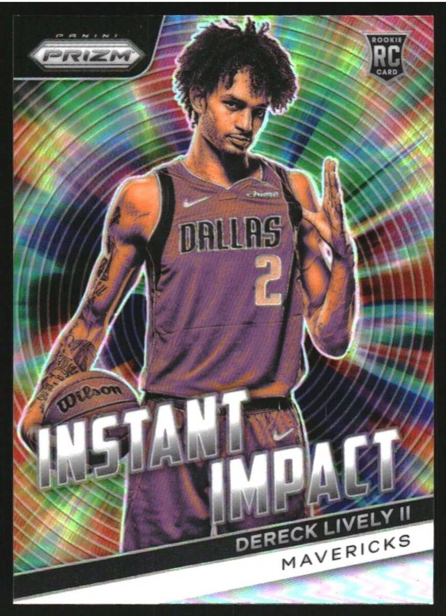 【RC】2023-24 Panini Prizm Basketball Dereck Lively II デレック・ライブリー2世 Rookie Instant Impact ルーキー NBAカード_画像1