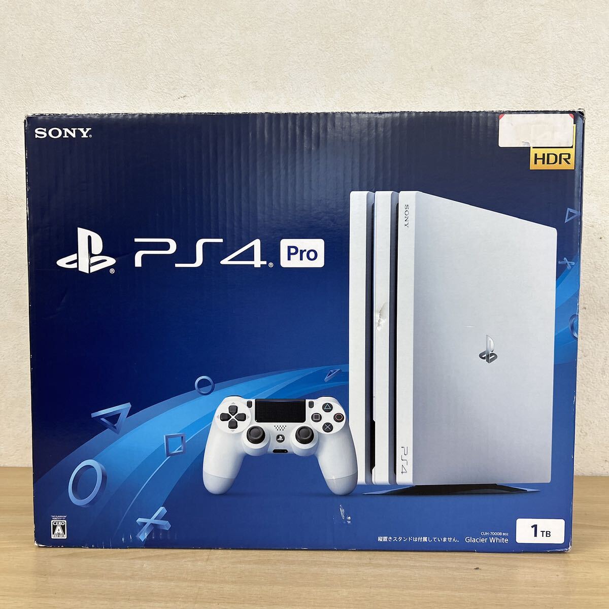 中古品SONY PlayStation PS4 Pro 1TB グレイシャーホワイト ソニー プレステーション4 CUH-7200BB02 ゲーム機・玩具