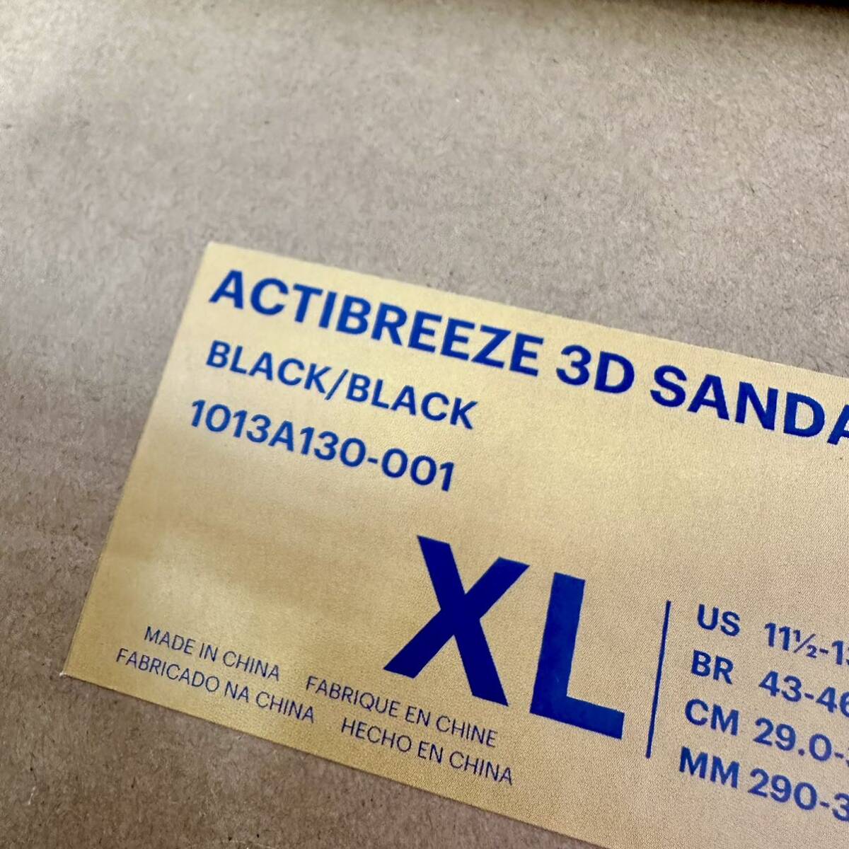 Asics Actibreeze 3D Sandal Black アシックス アクティブリーズ 3D サンダル ブラック_画像2