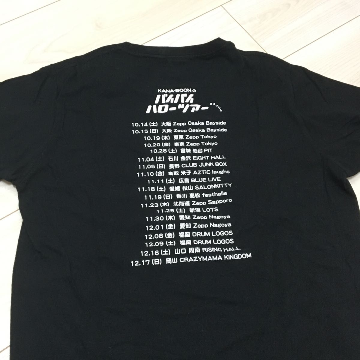 KANA-BOON Tシャツ2枚セット バイバイハローツアーT セットリスT バンT Tシャツ