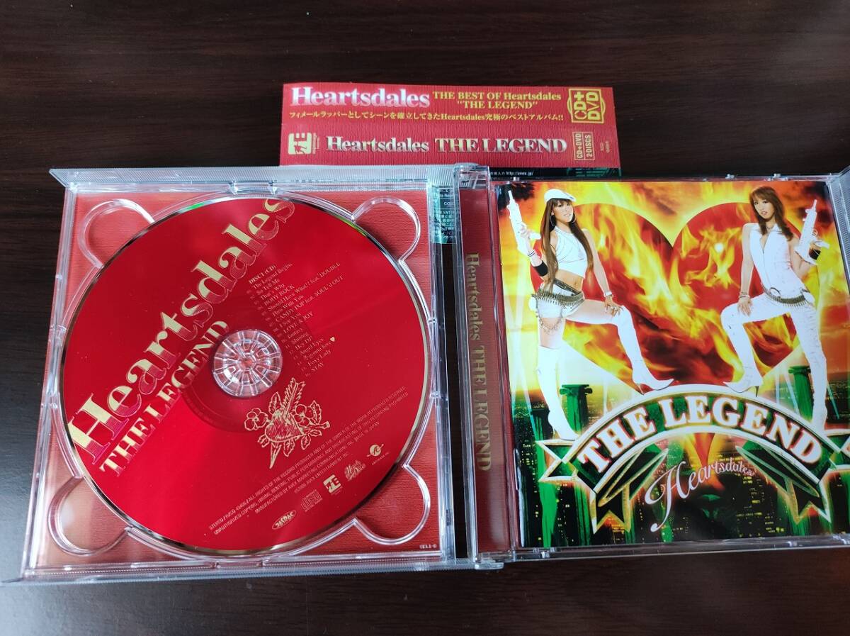 【即決】 中古ベストアルバムCD＋DVD Heartsdales　「THE LEGEND」 ハーツデイルズ_画像2