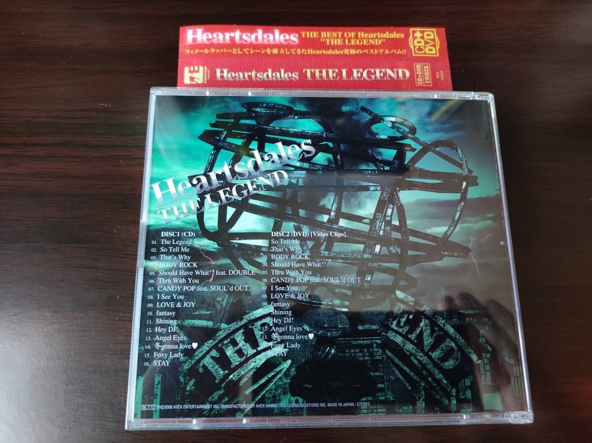 【即決】 中古ベストアルバムCD＋DVD Heartsdales　「THE LEGEND」 ハーツデイルズ_画像4