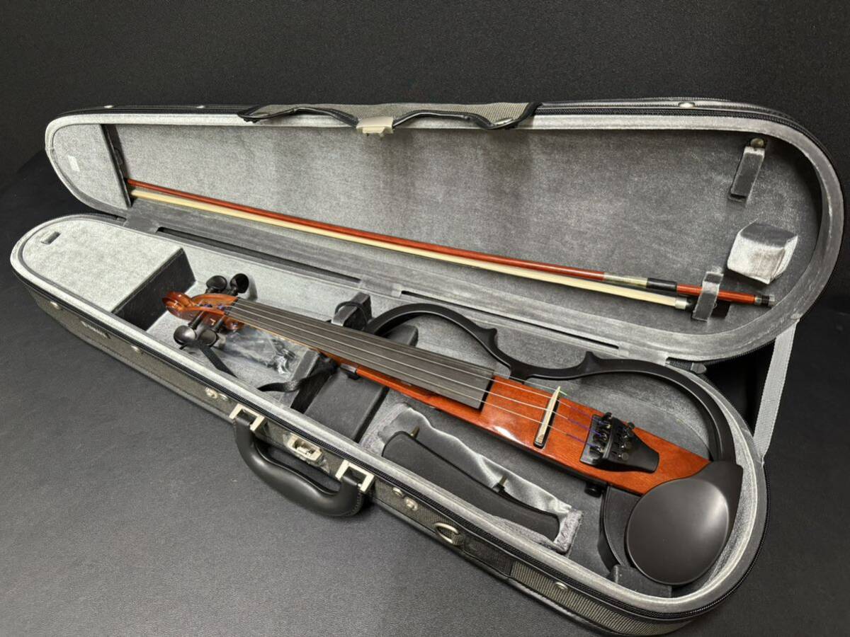 【美品】YAMAHA サイレントバイオリン SV-120 弓・ケースセット_画像1