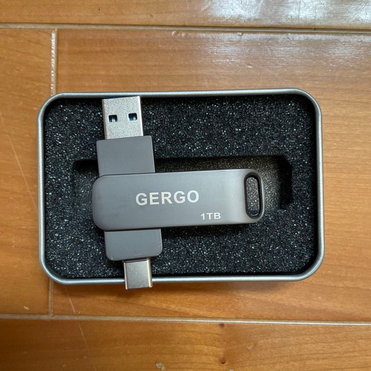 【2IN1&大容量1TB/512GB】 GERGO USBメモリ 512GB 1TB 2IN1 USB3.0＆Type-C 