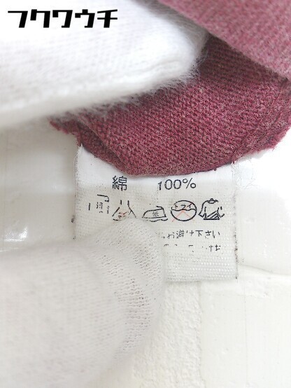 ◇ 430 フォーサーティー FOURTHIRTY 七分袖 Tシャツ カットソー サイズ2 ボルドー系 メンズ_画像5