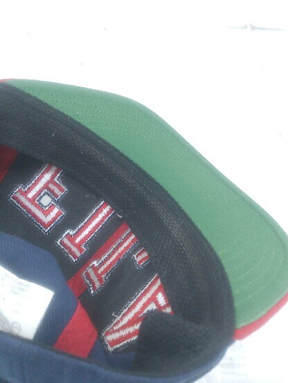 * FILA filler Logo вышивка бейсболка шляпа колпак темно-синий красный размер 57-59cm мужской женский E