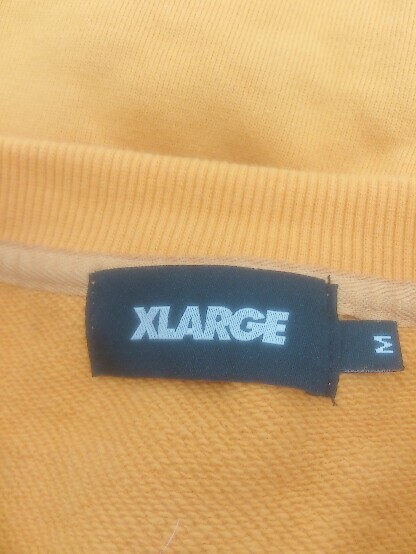 * XLARGE XLarge embroidery long sleeve sweatshirt cut and sewn size M orange black group men's P