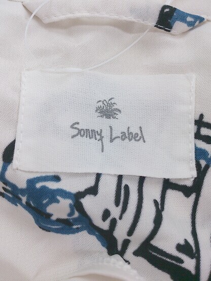 ◇ Sonny Label サニーレーベル URBAN RESEARCH 総柄 半袖 シャツ サイズM オフホワイト メンズ Pの画像3