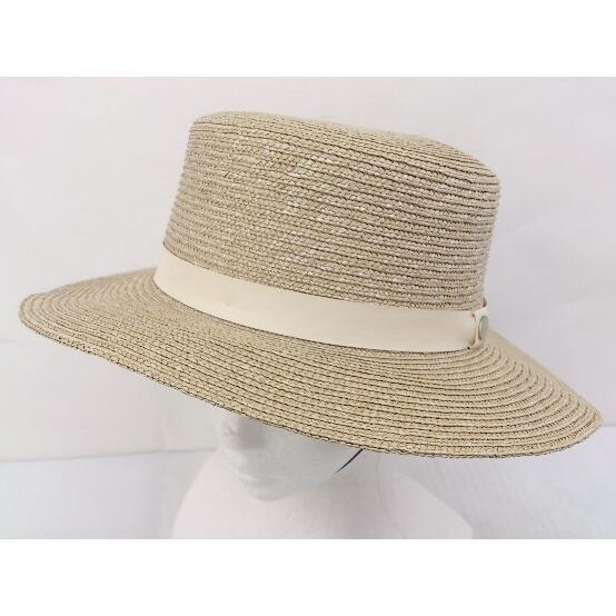 ◇ Chapeaud O ストローハット ベージュ系 サイズ57.5ｃｍ レディース_画像2