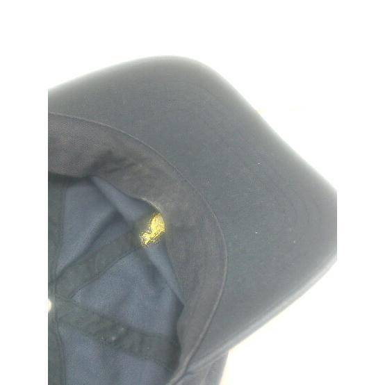 ◇ KANGOL カンゴール ストラップバック ロゴ キャップ 帽子 ネイビー イエロー レディース メンズ E_画像4