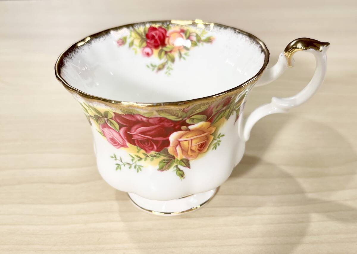 蘇さ(KuY1117)　Royal Albert　ロイヤルアルバート　オールドカントリー　カップ＆ソーサ　6客セット　中古品　100サイズ_画像4