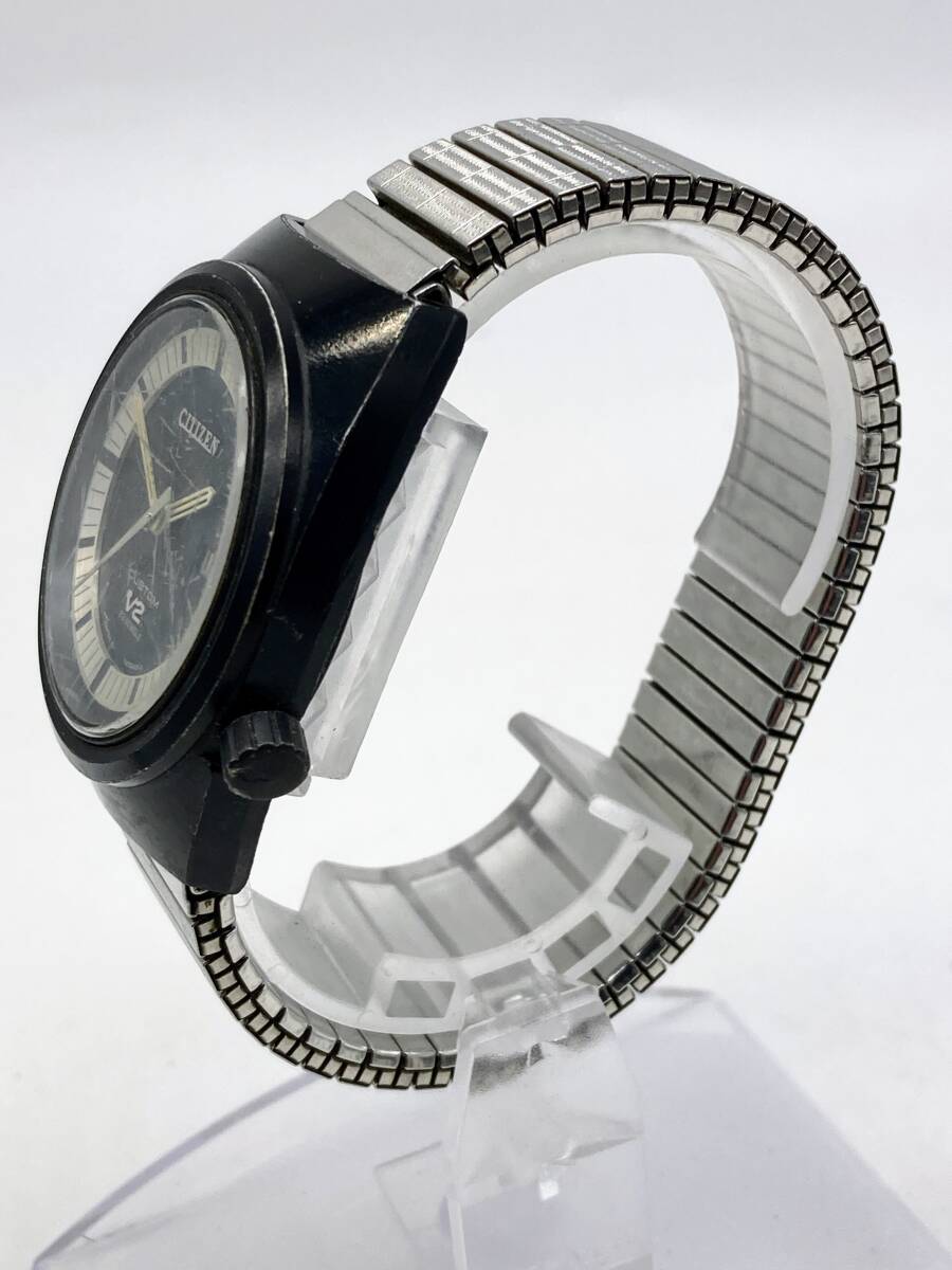 蘇や(SIY55) 1円スタート！ CITIZEN シチズン CUSTOM V2 デイデイト 4-720091TA 腕時計 稼働 中古品 コンパクトサイズの画像3