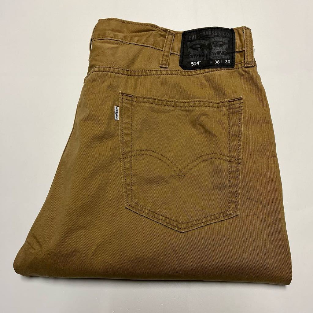 Levi’s リーバイス 514 ストレートツイルパンツ ブラウン 00514-0531 W38 L30_画像1