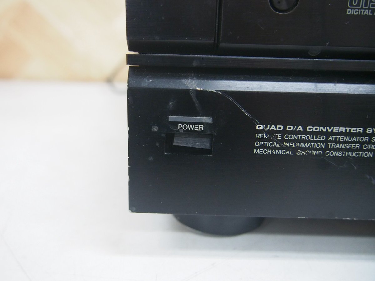 ☆【2H0229-1】 NEC 日本電気 COMPACT DISK PLAYER CD-903 100V ジャンク_画像7