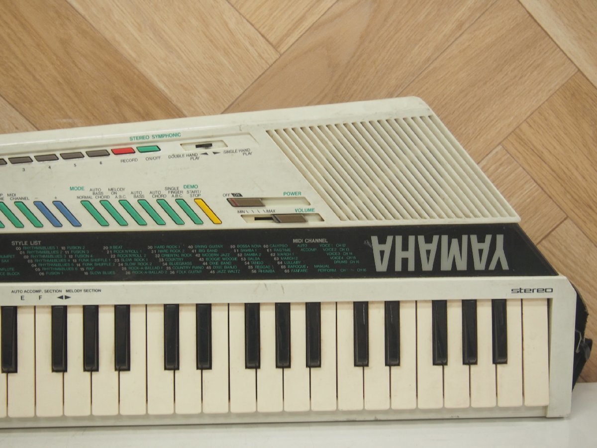 ☆【1R0228-14】 YAMAHA ヤマハ ショルダーキーボード FM DIGITAL KEYBOARD WITH MIDI SHS-200 DC 9V ジャンク_画像4