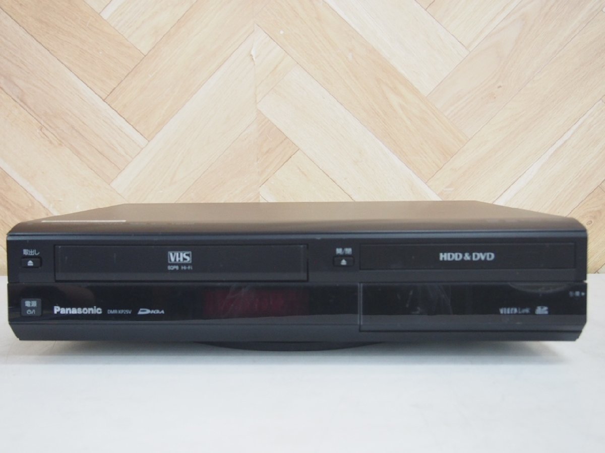 ☆【2R0229-2】 Panasonic パナソニック DVDレコーダー DMR-XP25V 2010年製 100V B-CASカード付き ジャンク_画像2
