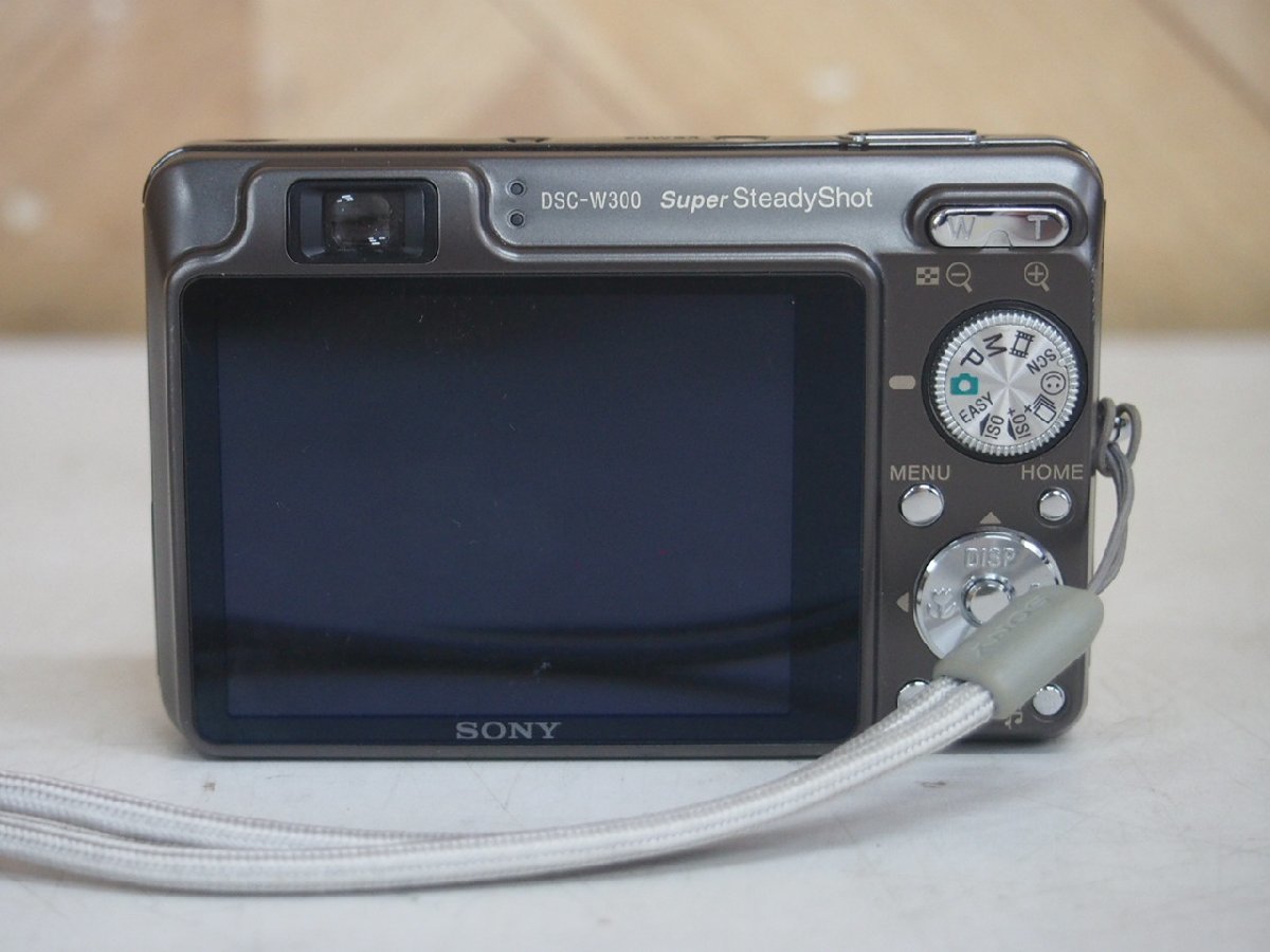 ☆【1K0228-14@2】 SONY ソニー デジタルスチルカメラ DSC-W300 バッテリー付 Cyber-shot 13.6MEGA PIXELS 2.8-5.5/7.6-22.8 現状品_画像4