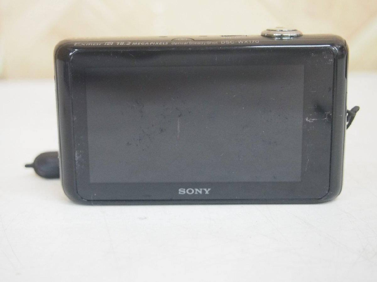 ☆【1K0307-8】 SONY ソニー コンパクトデジタルカメラ DSC-WX170 Cyber-shot ExmorR 18.2MEGA PIXELS 3.3-5.9/4.45-44.5 現状品_画像4