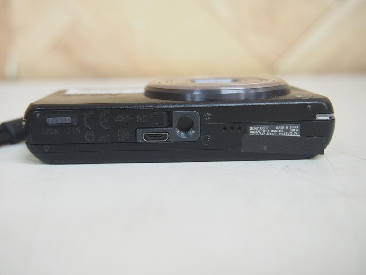 ☆【1K0307-8】 SONY ソニー コンパクトデジタルカメラ DSC-WX170 Cyber-shot ExmorR 18.2MEGA PIXELS 3.3-5.9/4.45-44.5 現状品_画像7