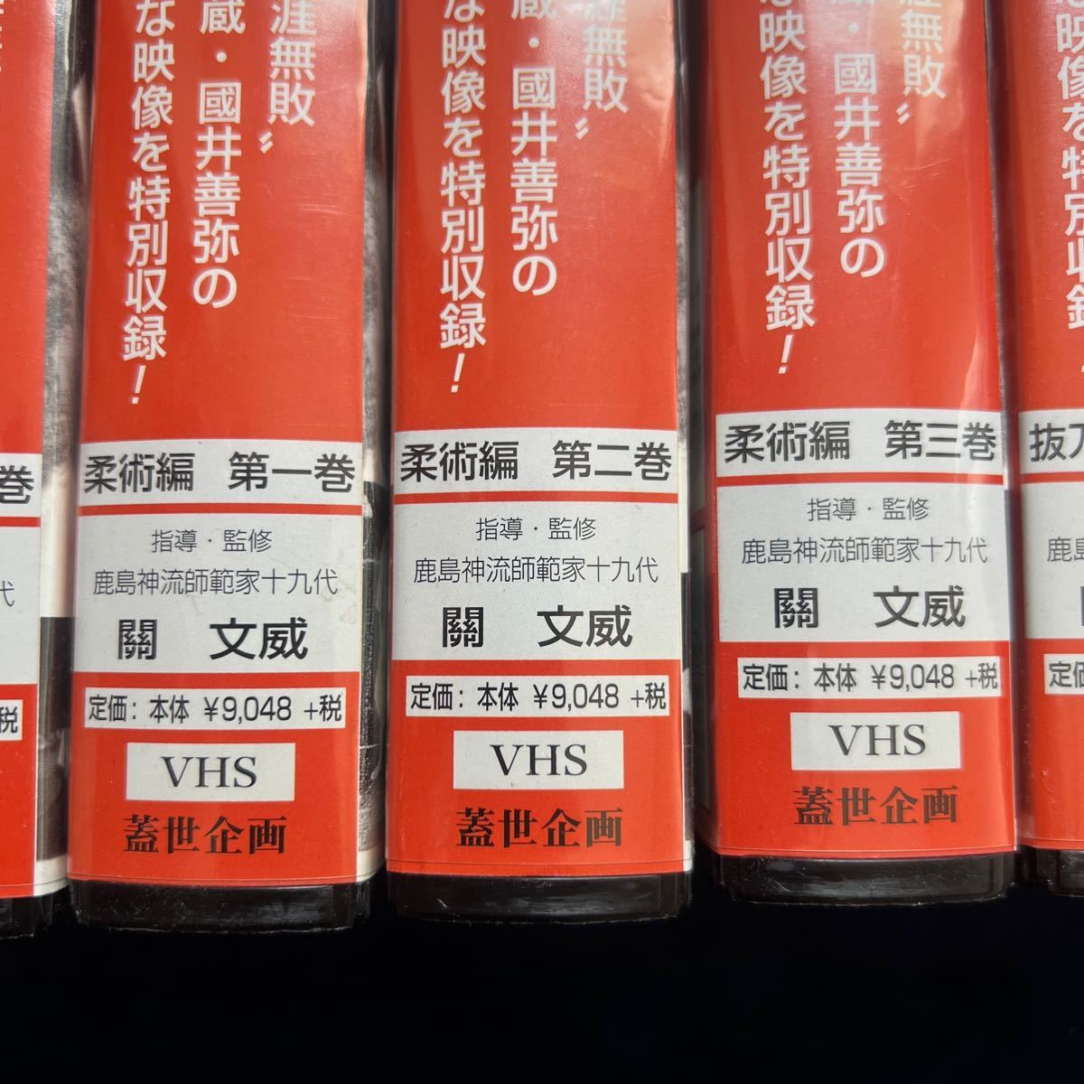 貴重　日本武道の淵源　鹿島神流　關文威 VHS11巻揃　蓋世企画【国井善弥　武道　武術　剣術　柔術　居合　合気　唐手　空手　拳法　忍術】_画像5