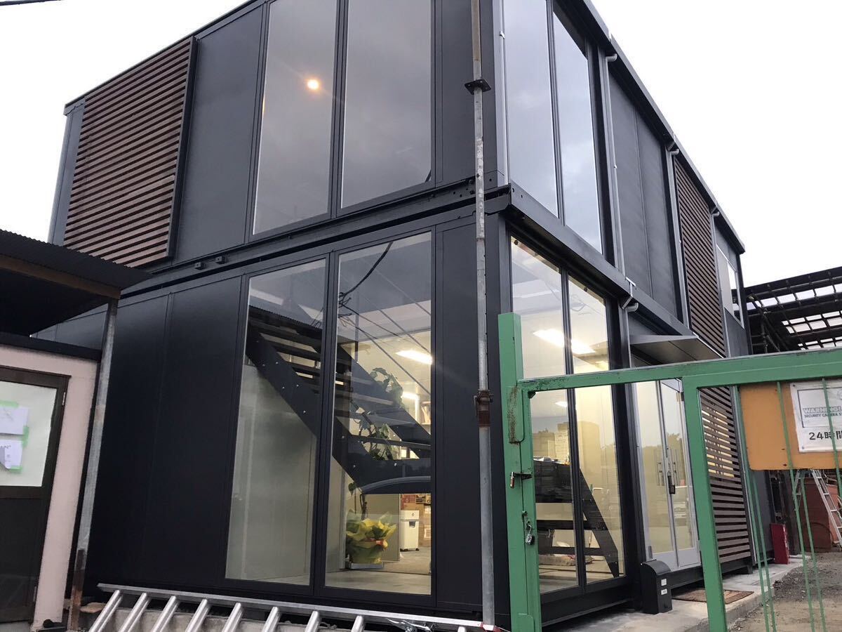  unit house container three . super house inside stair 2 floor .64 tatami option large number room arrangement modification free mat black Manufacturers maintenance after unused 