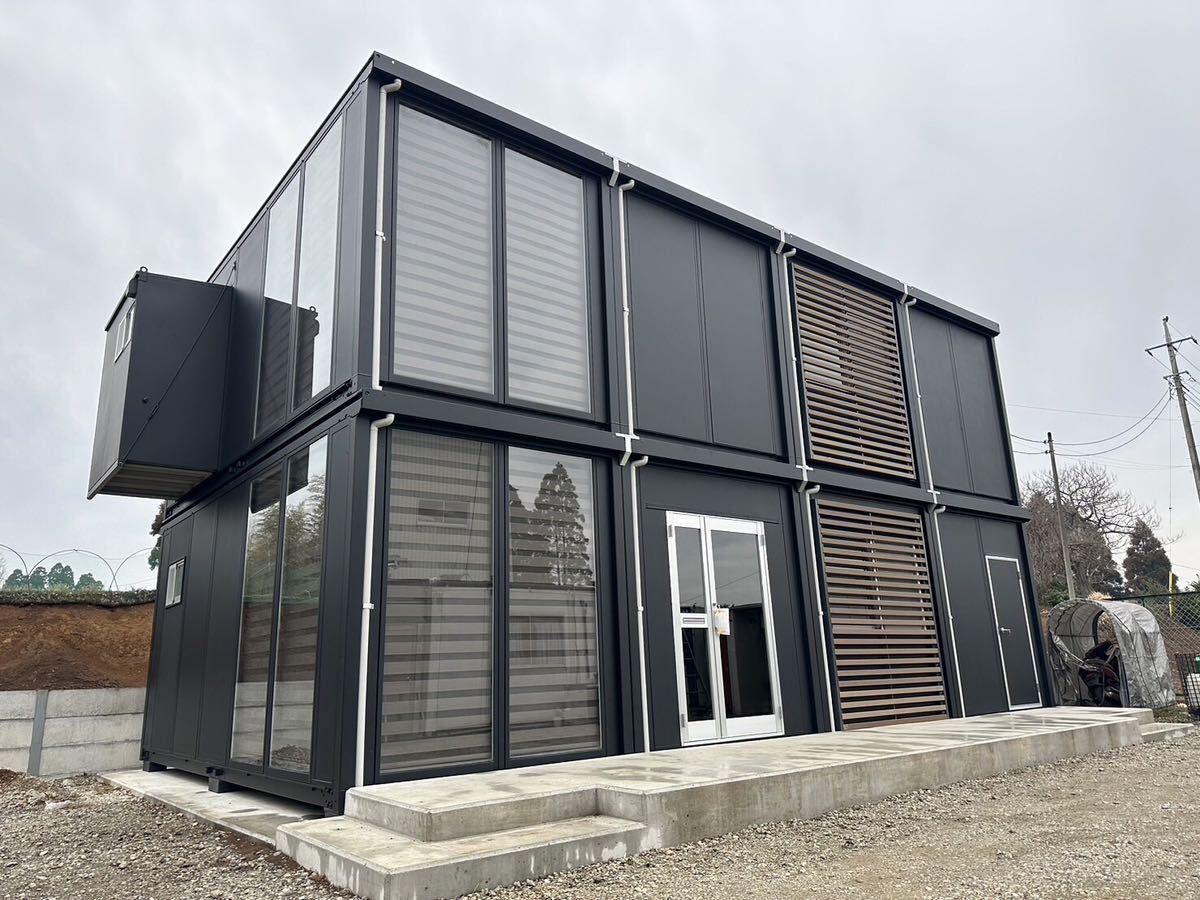  unit house container three . super house inside stair 2 floor .64 tatami option large number room arrangement modification free mat black Manufacturers maintenance after unused 