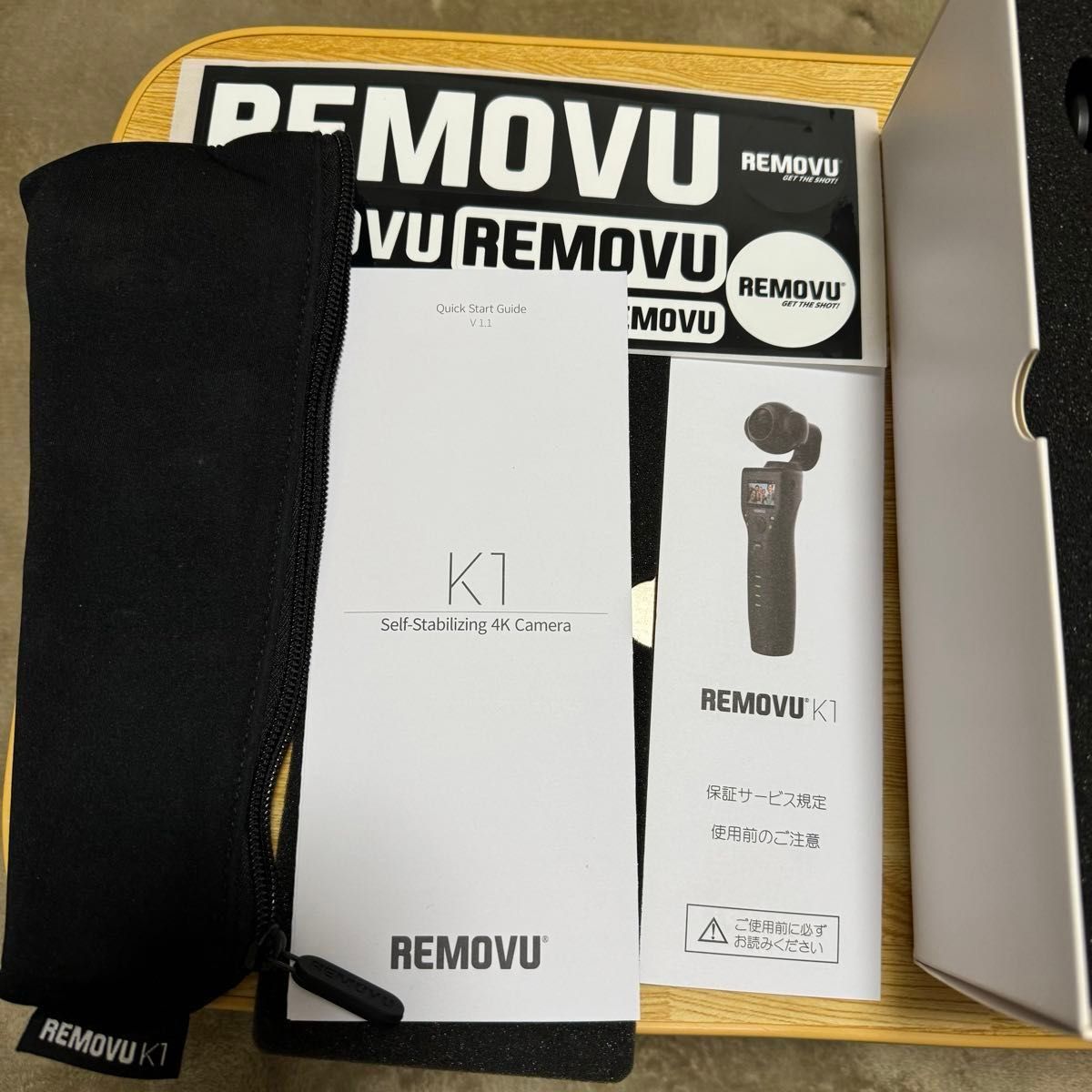 【美品】REMOVU K1 3軸ジンバル一体型4Kカメラ RM-K1