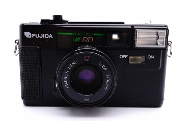 動作確認済み Fujifilm 富士フィルム Fujica Auto-7 QD Point & Shoot Fujinon 38mm 2.8 25516_画像2
