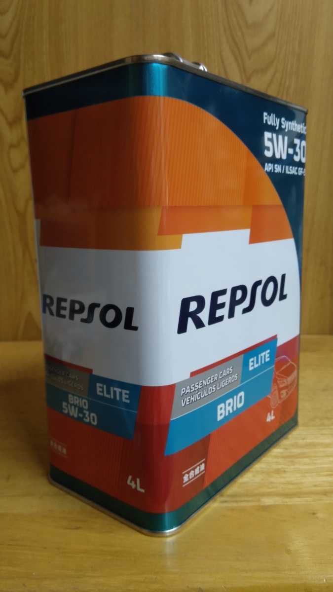 [数量限定値下げ] REPSOL (レプソル) エンジンオイル 【Brio ブリオ】 5W30 SN 全合成油 4L 007068 [HTRC3]の画像3