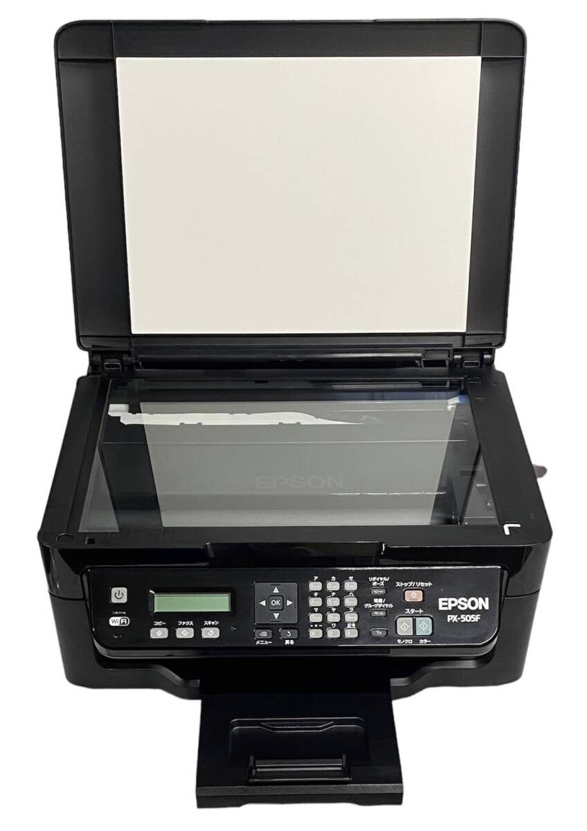 （中古）EPSON A4ビジネスインクジェットFAX複合機 PX-505F（極美品）