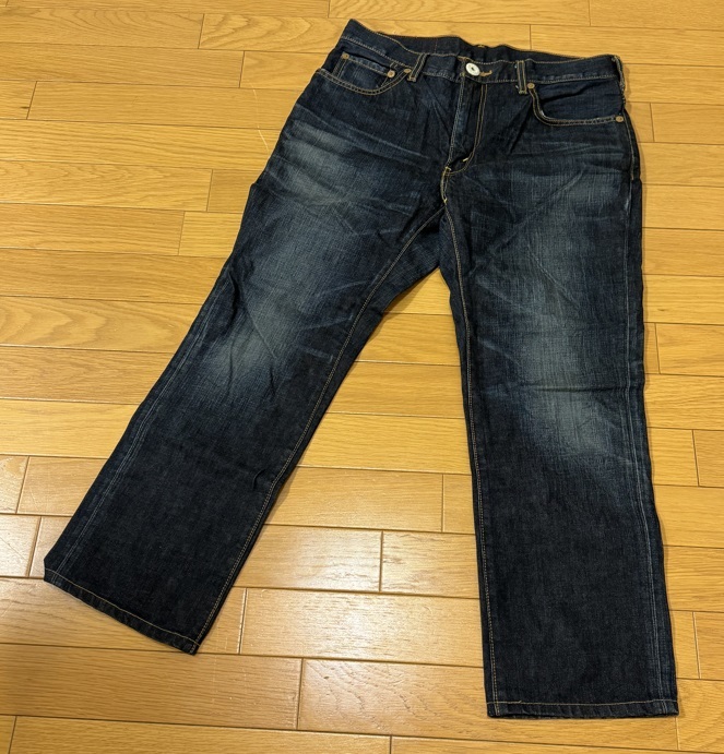 ★LEVI's （リーバイス）505 白布パッチ　デニムパンツ 濃インディゴ サイズ34★_画像2