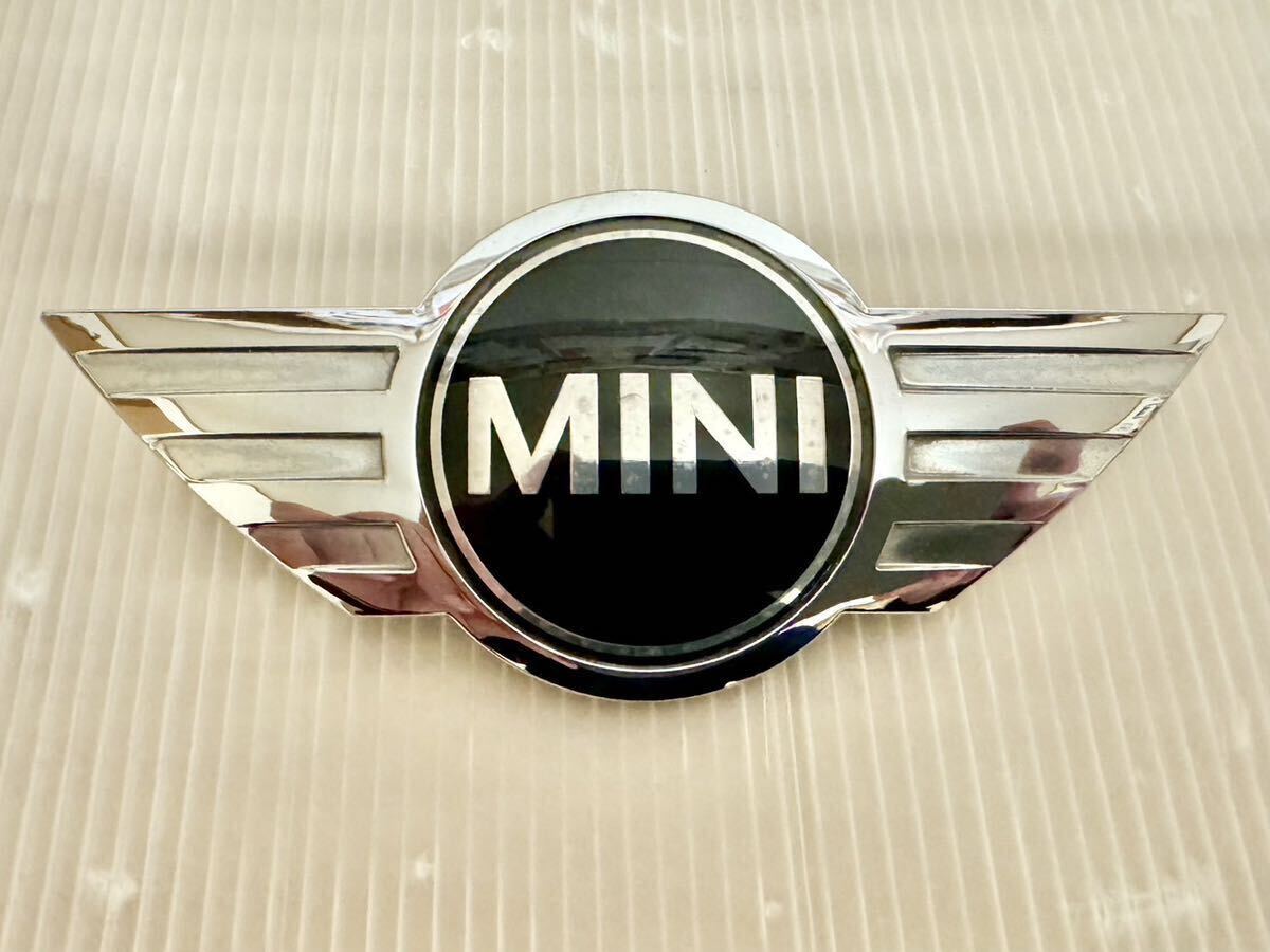 【送料無料】4323A BMW MINI COOPER S ミニクーパー エンブレム 119ミリ 純正_画像2