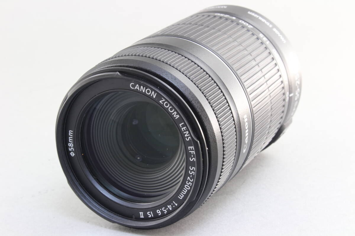 AB (良品) Canon キヤノン EF-S 55-250mm F4-5.6 IS II 初期不良返品無料 領収書発行可能_画像5