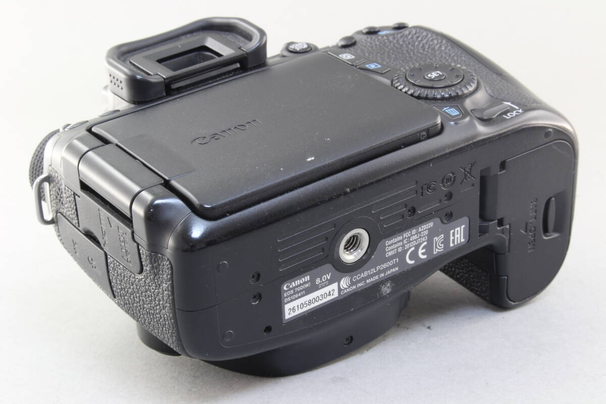 B+ (並品) Canon キヤノン EOS 70D ボディ 初期不良返品無料 領収書発行可能の画像5