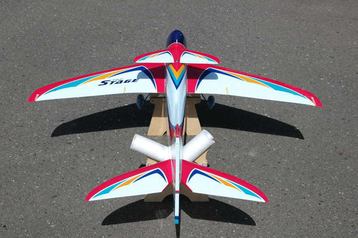  flight hobby made Mini TOP STAGE urethane painting. mirror finish. . finished, not yet airplane. 