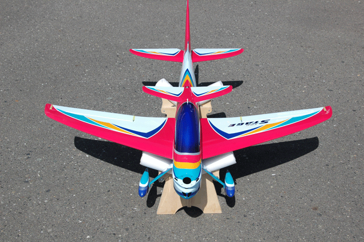  flight hobby made Mini TOP STAGE urethane painting. mirror finish. . finished, not yet airplane. 