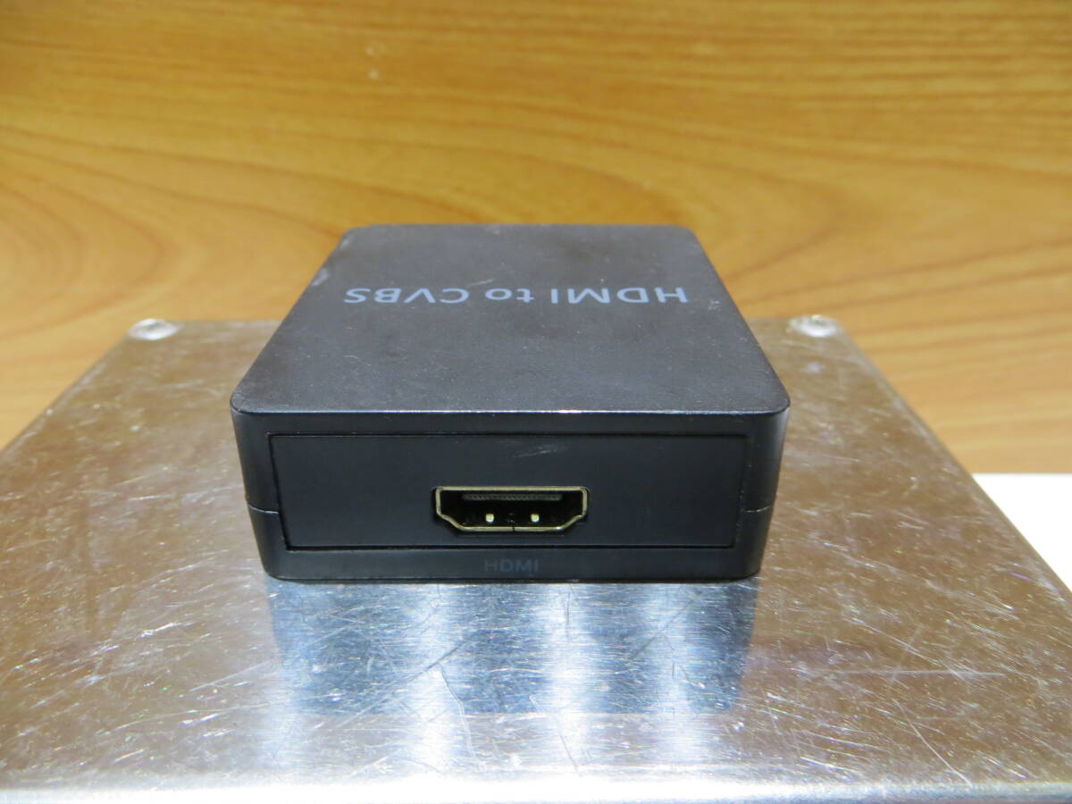 *S2125* HDMI to RCA 変換コンバーター 《ブラック》 コンバータ コンポジット (AV / RCA3 / CVBS) 送込 動作確認済み品中古#*_画像5