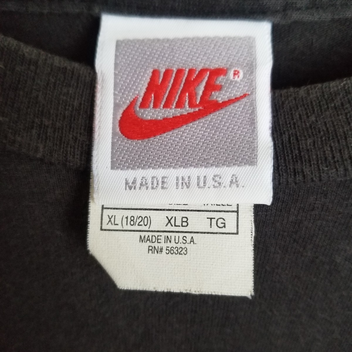 90S　NIKE マイケルジョーダン ヴィンテージ Tシャツ　　Nike Air Jordan t-shirt　銀タグ USA製 　XL 当時物