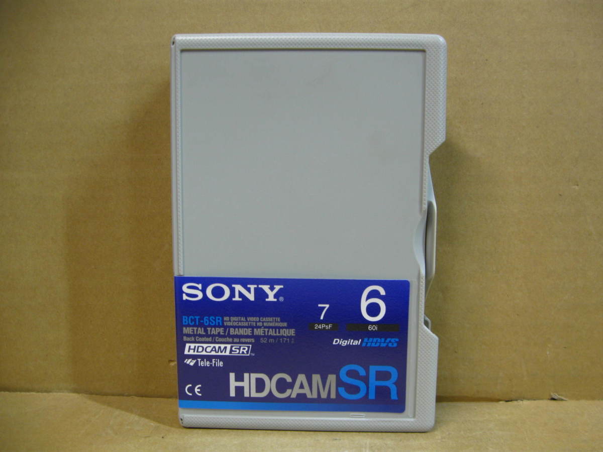 vSONY BCT-6SR HDCAM-SR tape 6 minute 4 pcs set new goods Sony small cassette 