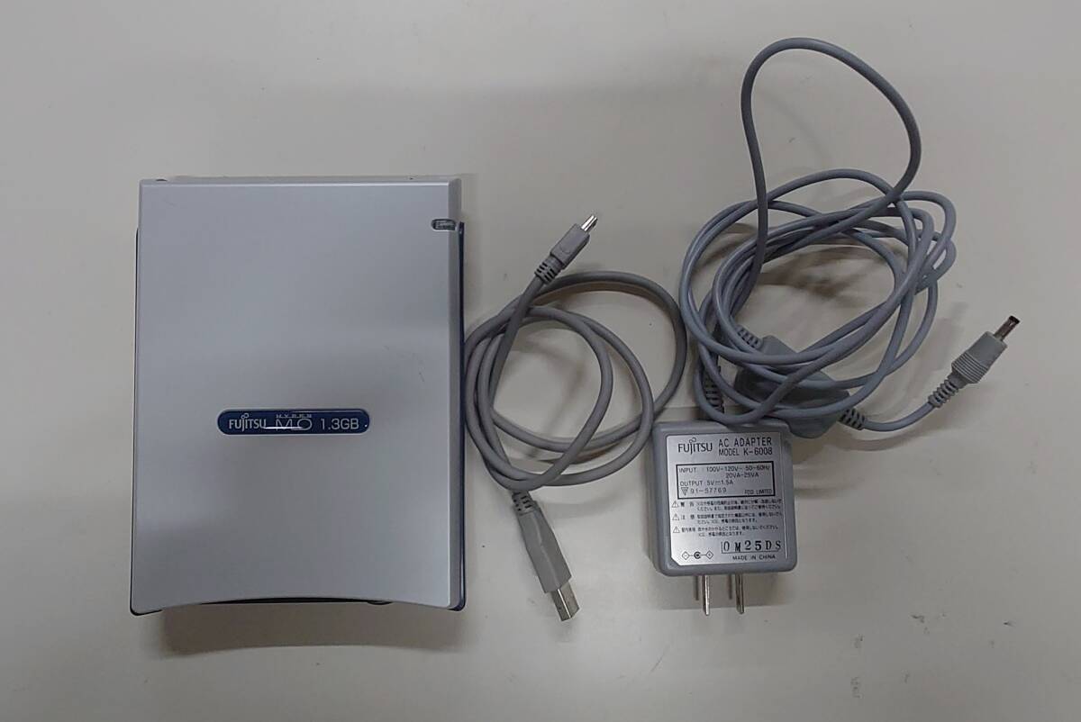 Fujitsu compact out attaching MO Drive (1.3GB) HMO-1300USB2 used operation goods 
