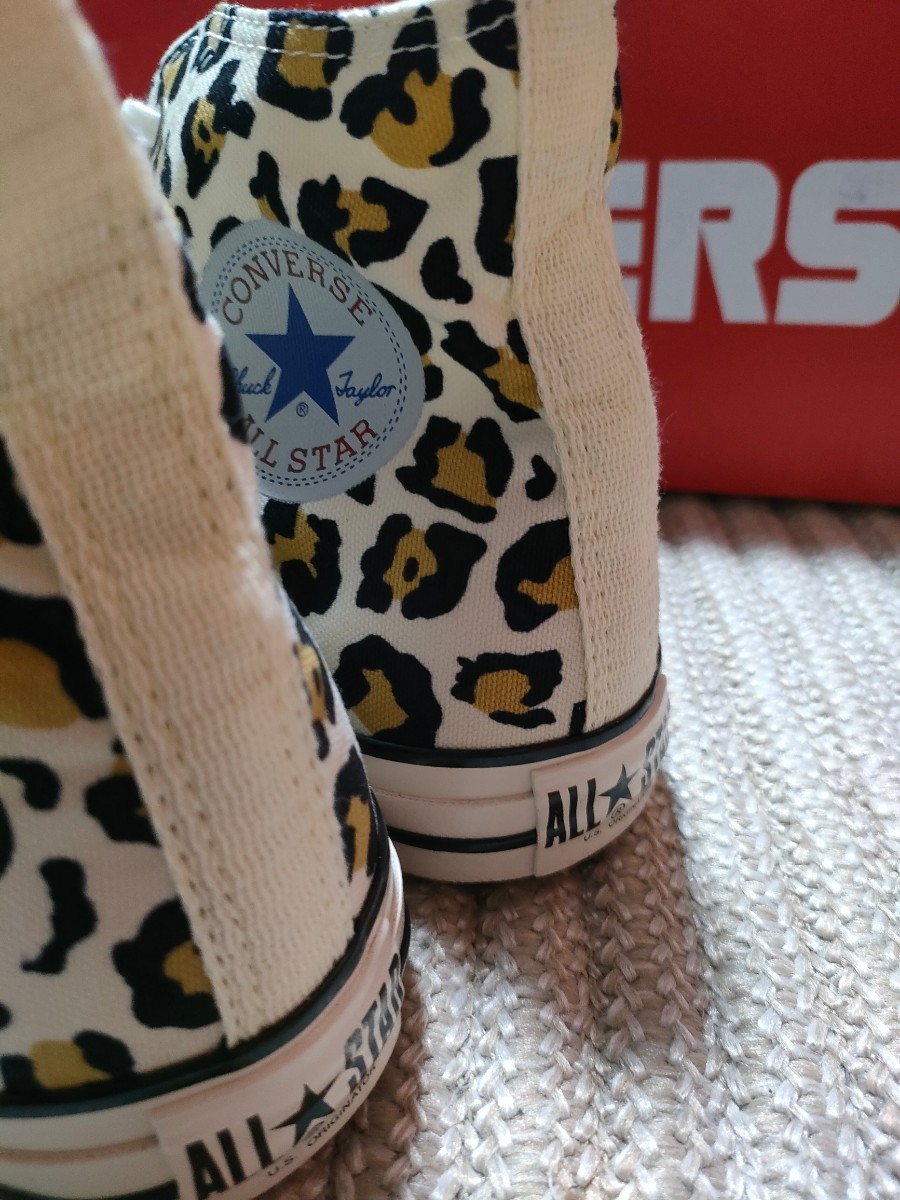  new goods unused CONVERSE Converse all Star ALL STAR US HI Leopard 27cm leopard print men's regular goods sneakers is ikatto 