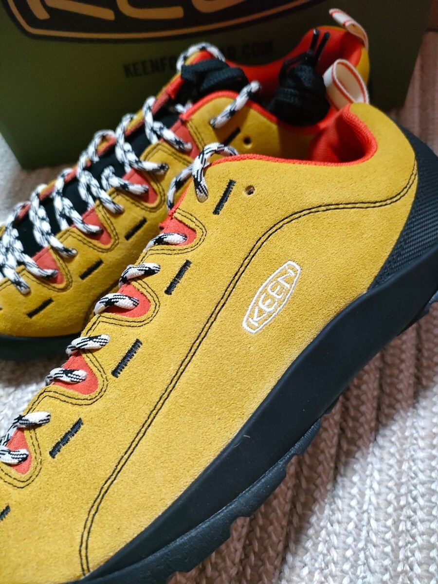  new goods regular price 15180 KEEN JASPER jasper 29cm US11 key n sneakers men's yellow orange regular goods outdoor 