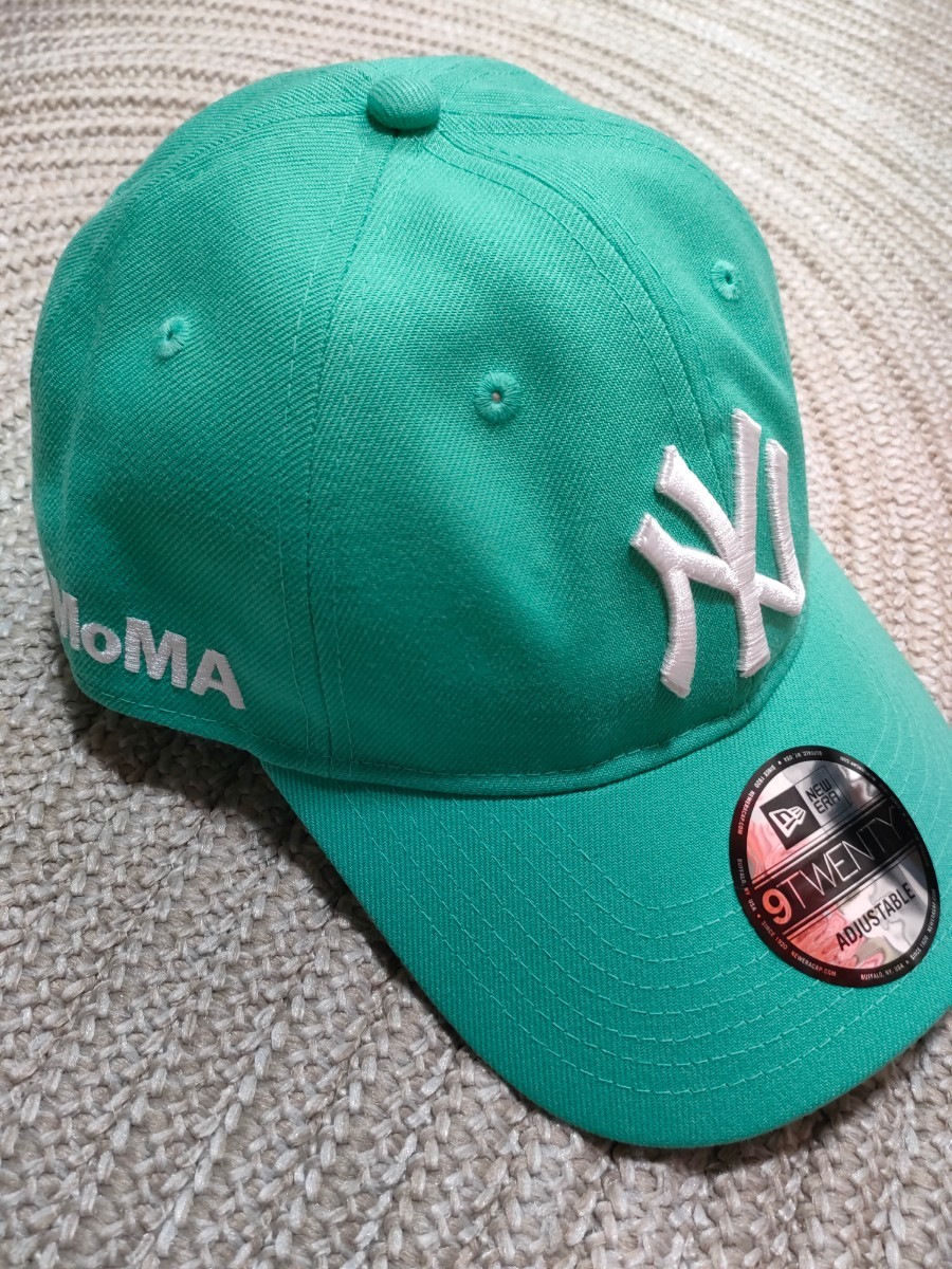 新品 未使用 NEW ERA MOMA 別注 ヤンキース スナップバック キャップ パステルグリーン ニューエラ フリーサイズ 帽子 モマの画像1