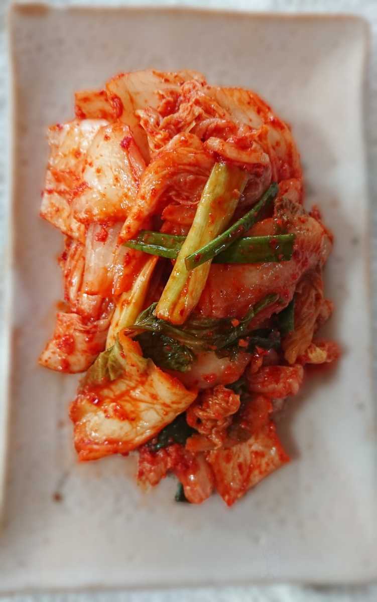 [ free shipping ]* ultra .*[ genuine. taste ] own made Chinese cabbage kimchi 1kg