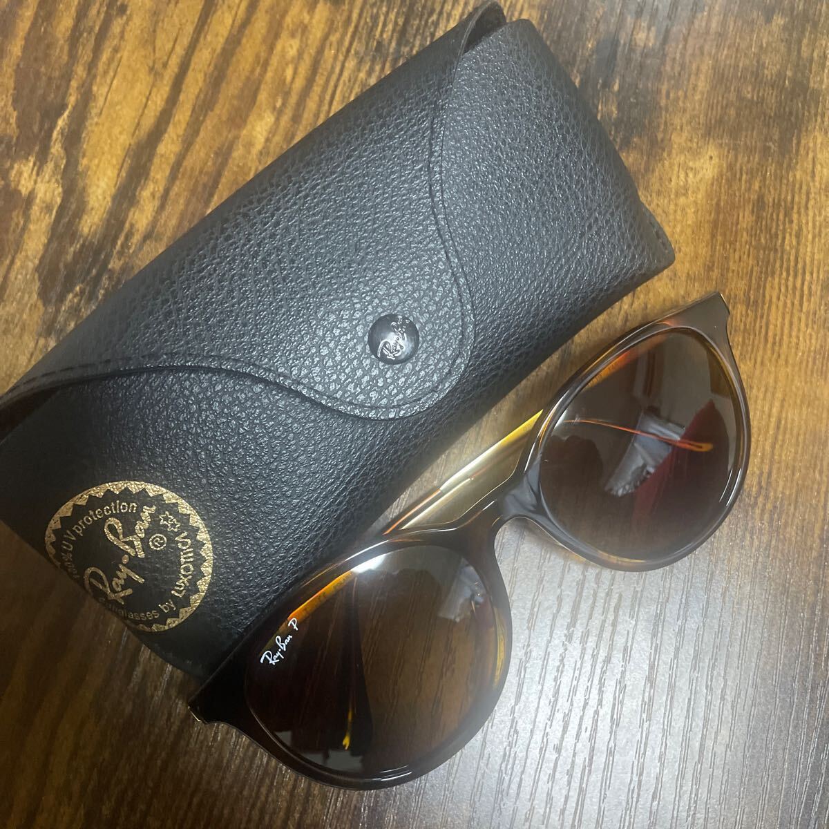 Ray-Ban レイバン RB4334D POLARIZED 55□19 サングラス ケース付き_画像1