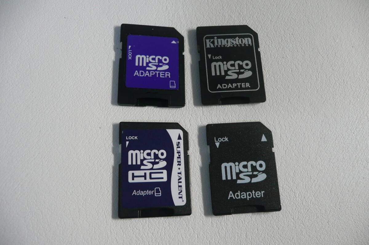 ★microSD→SD　変換アダプター　４枚セット★_画像1