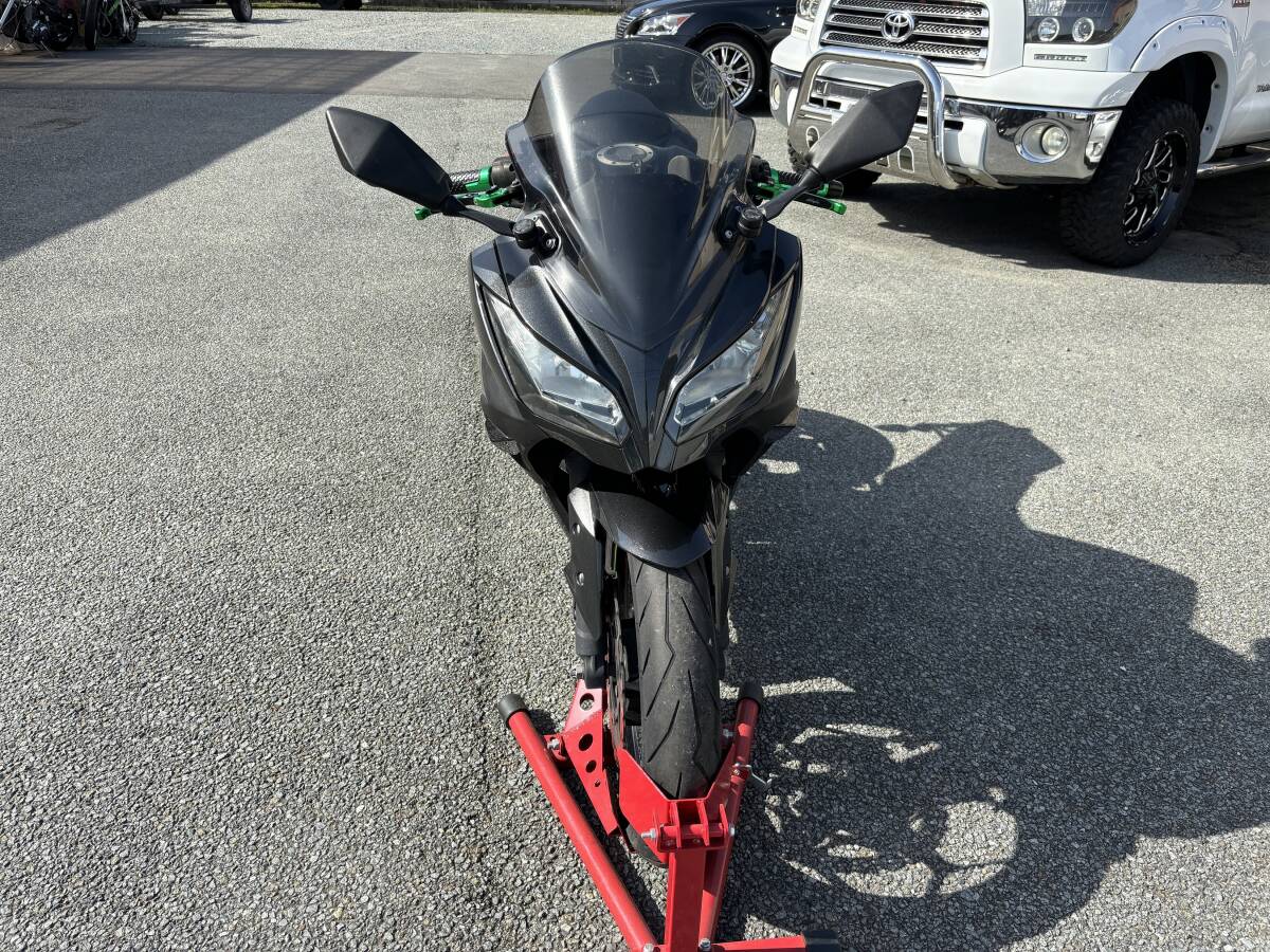 【動画有】Kawasaki Ninja250 ニンジャ250 EX250L 兵庫発 全国配送相談可 Nojima FASARM ノジマ 250 カワサキ の画像4